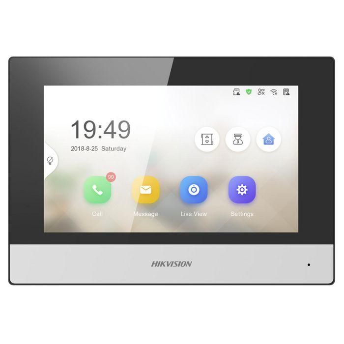 Hikvision Monitor interior WiFi pantalla táctil 7" para videoportero IP serie KH6