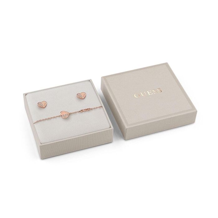 Conjunto Pulsera y Pendientes Guess JUBS03187JWRGS Conjunto Pulsera y Pendientes Guess JUBS03187JWRGS