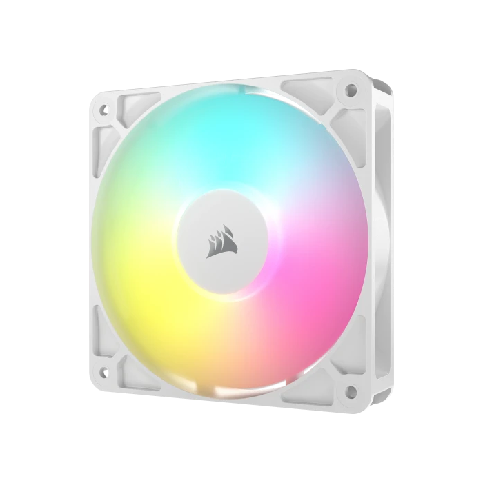 Corsair RS120 Ventilador ARGB de 120 mm Blanco Refrigeración de Alto Rendimiento y Efectos de Iluminación