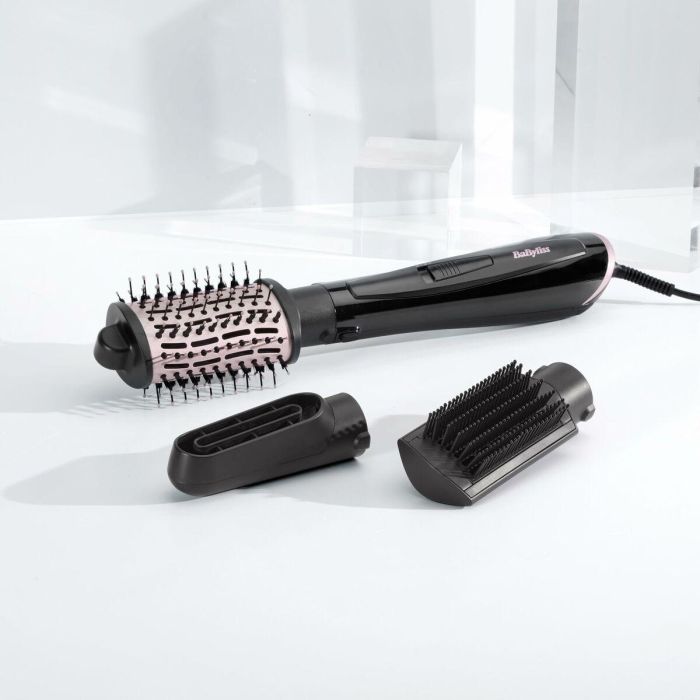 Babyliss AS128E Cepillo de Aire Caliente Style Smooth 1000W Iónico con 3 Accesorios: Secar, Alisar, Voluminizar. Antiencrespamiento + Bolsa de Viaje 10 Babyliss AS128E Cepillo de Aire Caliente Style Smooth 1000W Iónico con 3 Accesorios: Secar, Alisar, Voluminizar. Antiencrespamiento + Bolsa de Viaje 10