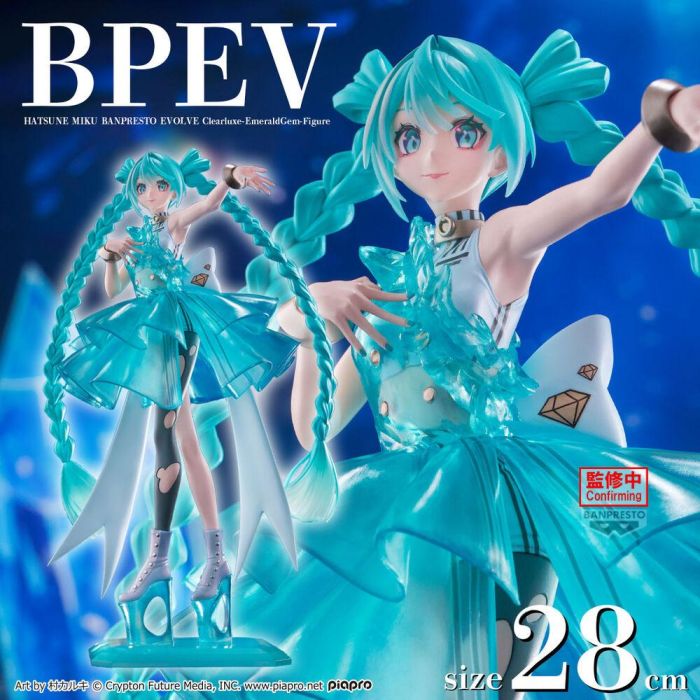 Figura EmeraldGem Clearluxe Hatsune Miku 28cm 2