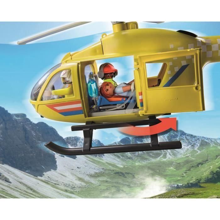 Helicóptero de rescate playmobil city life 4