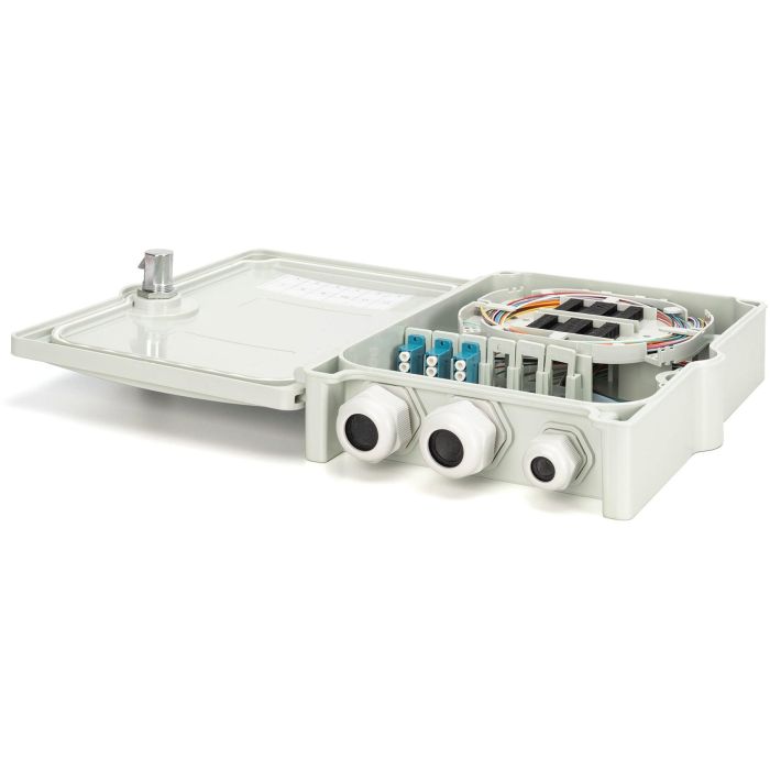 DIGITUS FTTH Box bestückt OS2 12Fasern LC/PC 3