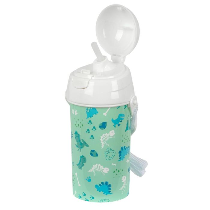 Botella de Agua Safta Dino Verde PVC 500 ml 2 Botella de Agua Safta Dino Verde PVC 500 ml 2