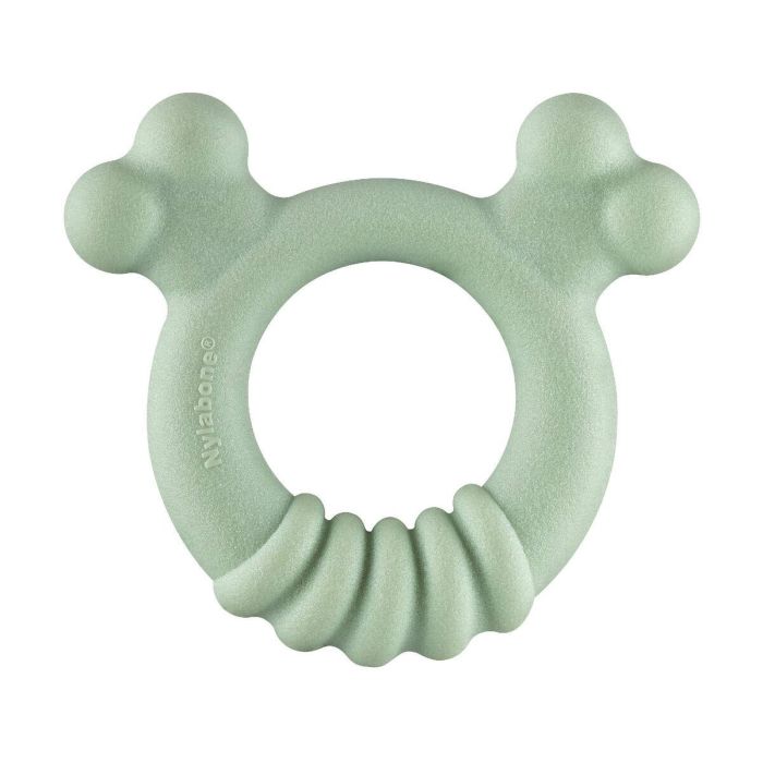 Mordedor de perro Nylabone SENSORY TACTILE RING Verde Manteca de cacahuete Pollo S 5