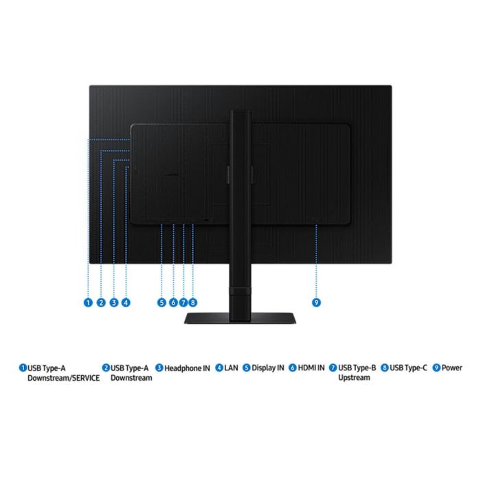 Samsung S80UD pantalla para PC 68,6 cm (27") 3840 x 2160 Pixeles 4K Ultra HD LCD Negro 8