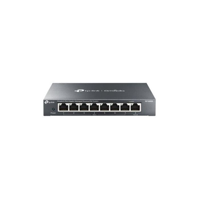 TP-Link TL-RP108GE switch Gestionado L2 Gigabit Ethernet (10/100/1000) Energía sobre Ethernet (PoE) Negro