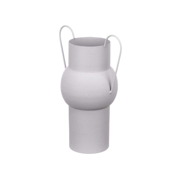 Jarron Acero Abombado Gris Pastel Med Giftdecor 22X32CM (6 Unidades) 1 Jarron Acero Abombado Gris Pastel Med Giftdecor 22X32CM (6 Unidades) 1