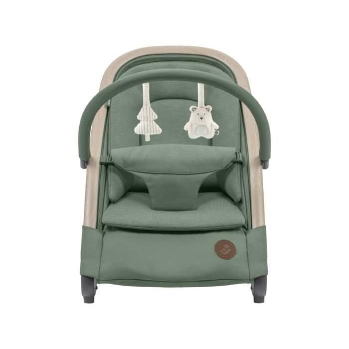 MAXI-COSI Kori Tumbona ligera, con función de columpio, Desde el nacimiento hasta los 2 años (hasta 15kg), Beyond Green ECO 3
