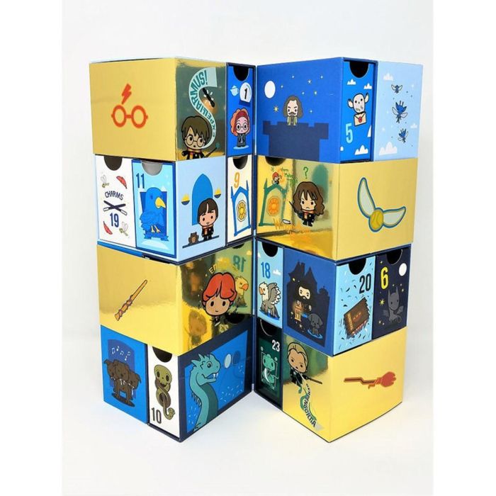 Harry Potter Calendario Adviento Licencia Oficial Sorpresas Peluches Insignias Pegatinas Llaveros Mundo Hogwarts 24 Dias 2