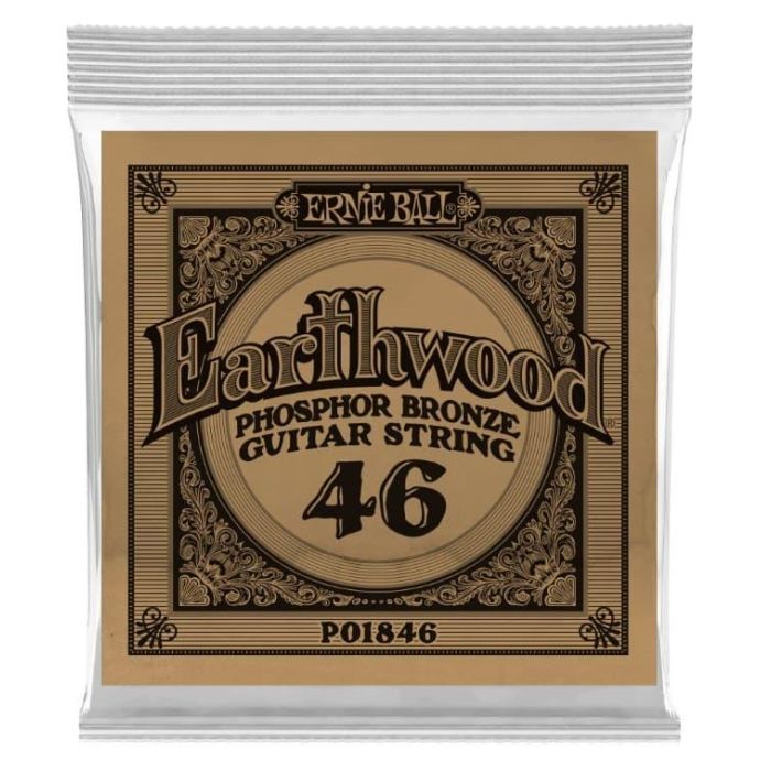 Ernieball Cuerda Acústica Slinky Phosphor/Bronze 046 para Bajo Acústico Sonido Meloso y Resonante