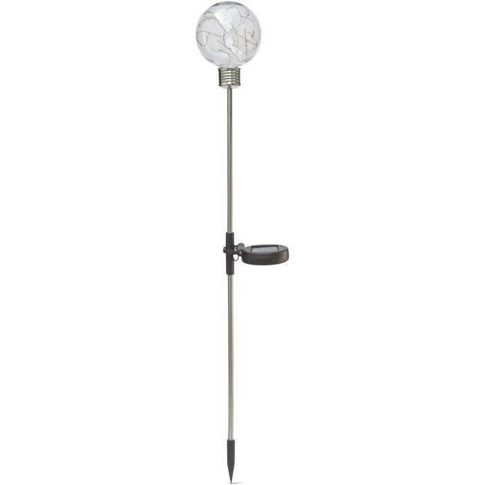 Borde solar - Bombilla GARDEN ID - Ø8 h70 cm - Autonomía 6 a 8 horas - Botón encendido/apagado - Batería AAA recargable 2 Borde solar - Bombilla GARDEN ID - Ø8 h70 cm - Autonomía 6 a 8 horas - Botón encendido/apagado - Batería AAA recargable 2
