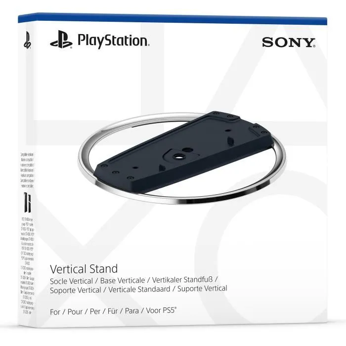 Sony Soporte Vertical para Playstation 5 Slim CFI-1000/CFI-2000 Slim Negro y Cromo 0 Sony Soporte Vertical para Playstation 5 Slim CFI-1000/CFI-2000 Slim Negro y Cromo 0