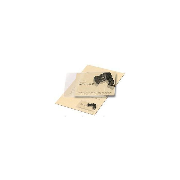 Pack de 10 Fundas Adhesivas para Tarjetas de Visita- Apertura Lateral - 60 X 95 Mm 3L 10106