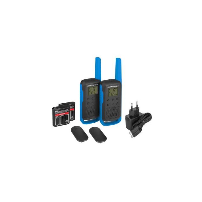 Motorola T62 Walkie Talkie Rojo, Pack de 2, Alcance 8 km, 18h Autonomía, LCD, PMR446, 59T62REDPACK 6