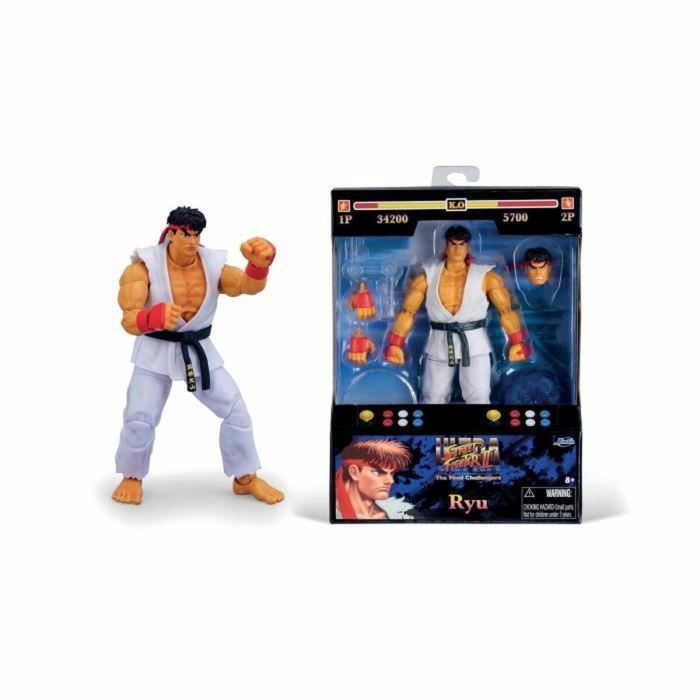 Figura street fighter ii ryu artículada 15 cm