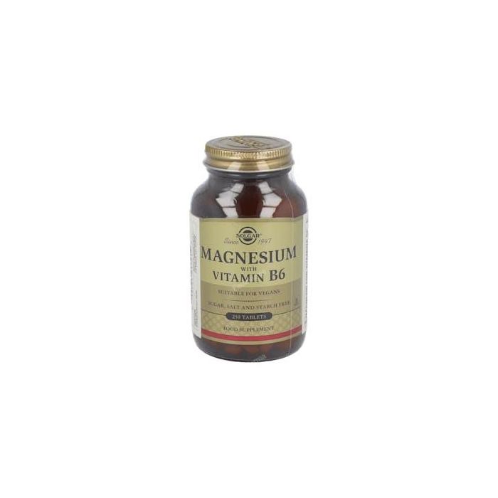 Solgar Magnesio + B6 250 Comp. Solgar Magnesio + B6 250 Comp.
