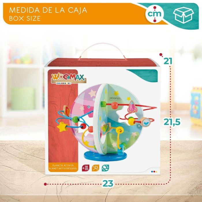 Centro de actividades Woomax 2 Unidades 25,5 x 20,5 x 20 cm 1 Centro de actividades Woomax 2 Unidades 25,5 x 20,5 x 20 cm 1