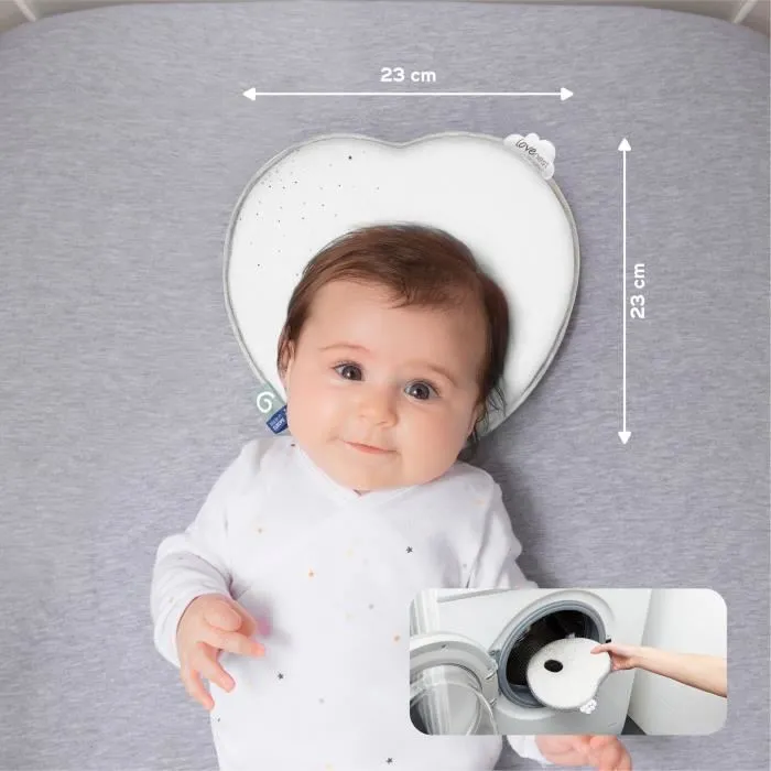 Babymoov Soporte Ergonómico para la Cabeza Lovenest Original Blanco para Bebés Recién Nacidos, Previene Plagiocefalia, Algodón 5