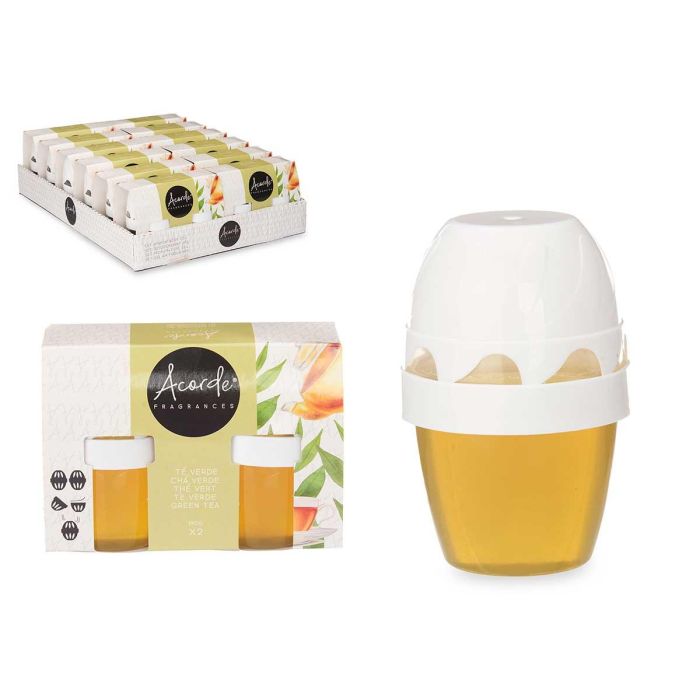 Set 2 Ambientadores Gel 140Gr X 2 Te Verde Acorde 14X10CM (24 Unidades) Set 2 Ambientadores Gel 140Gr X 2 Te Verde Acorde 14X10CM (24 Unidades)