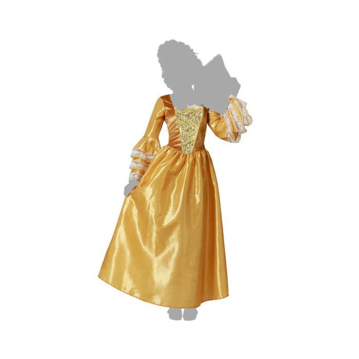 Disfraz Cortesana Barroco Dorado Mujer Adulto M-L 4 Disfraz Cortesana Barroco Dorado Mujer Adulto M-L 4