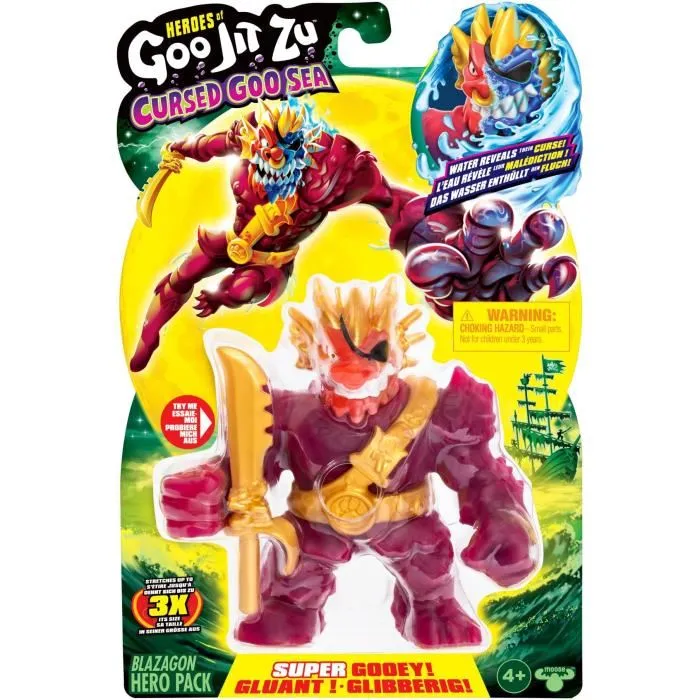 Heroes Of Goo Jit Zu Mar de Goo Maldito GJZ Blazagon Estatuilla 11 cm 1