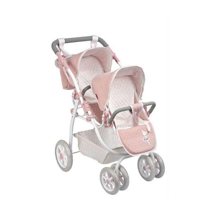 Muñecas Arias Coche Gemelar Universe 45x70x73 cm con Bolso 3