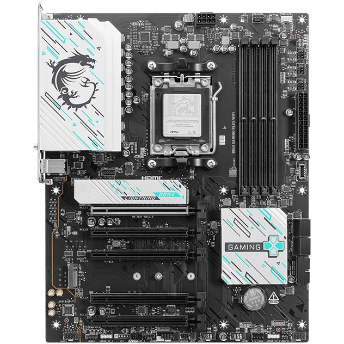MSI 911-7E57-002 Placa Base B840 Gaming Plus WiFi para AMD AM5, 4x DDR5, USB Type-C, Wi-Fi 7, ATX 0 MSI 911-7E57-002 Placa Base B840 Gaming Plus WiFi para AMD AM5, 4x DDR5, USB Type-C, Wi-Fi 7, ATX 0