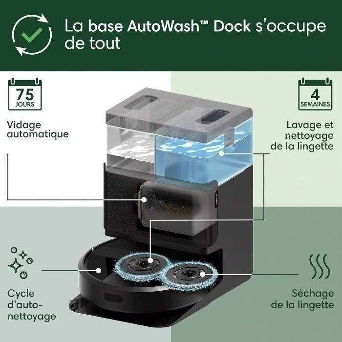 iRobot IRO1743805957864 Aspiradora robot Roomba Plus 405 Negra, Compatible IoT, Limpieza programable 3 iRobot IRO1743805957864 Aspiradora robot Roomba Plus 405 Negra, Compatible IoT, Limpieza programable 3