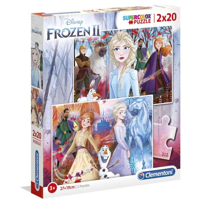 Puzzle Maxi Frozen Disney 2 2x20pzs 1