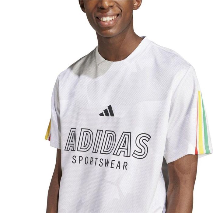 Camiseta de Manga Corta Hombre Adidas Tiro Np Blanco 15-16 Años 1 Camiseta de Manga Corta Hombre Adidas Tiro Np Blanco 15-16 Años 1