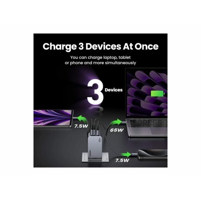 UGREEN Nexode Pro 100W GaN Charger with USB-C Cable 4 UGREEN Nexode Pro 100W GaN Charger with USB-C Cable 4