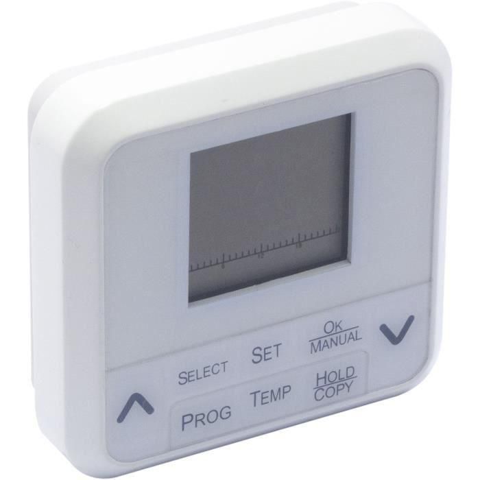 Termostato digital - CHACON - 1150 W - 7 programas - Blanco Termostato digital - CHACON - 1150 W - 7 programas - Blanco