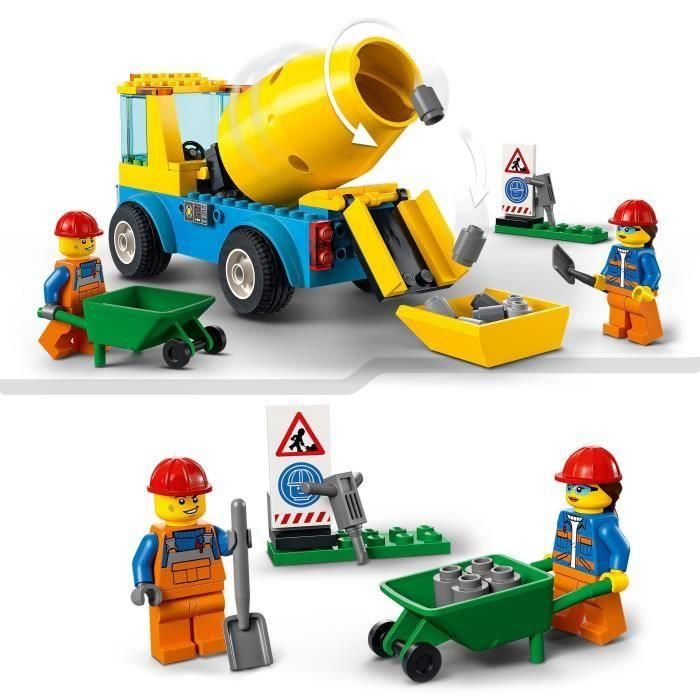 LEGO City Great Vehicles Camión hormigonera, Vehículos de construcción, Juguete para niños a partir de 4 años (60325) 2 LEGO City Great Vehicles Camión hormigonera, Vehículos de construcción, Juguete para niños a partir de 4 años (60325) 2
