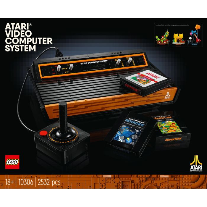 LEGO Icons 10306 Atari 2600, modelo para construir, consola de juguetes de video, para adultos 10 LEGO Icons 10306 Atari 2600, modelo para construir, consola de juguetes de video, para adultos 10