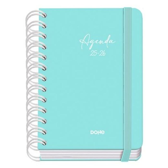 Agenda DOHE SERENITY WIRE´O Verde A6 120 x 170 mm 2025-2026 (20 Unidades) 1
