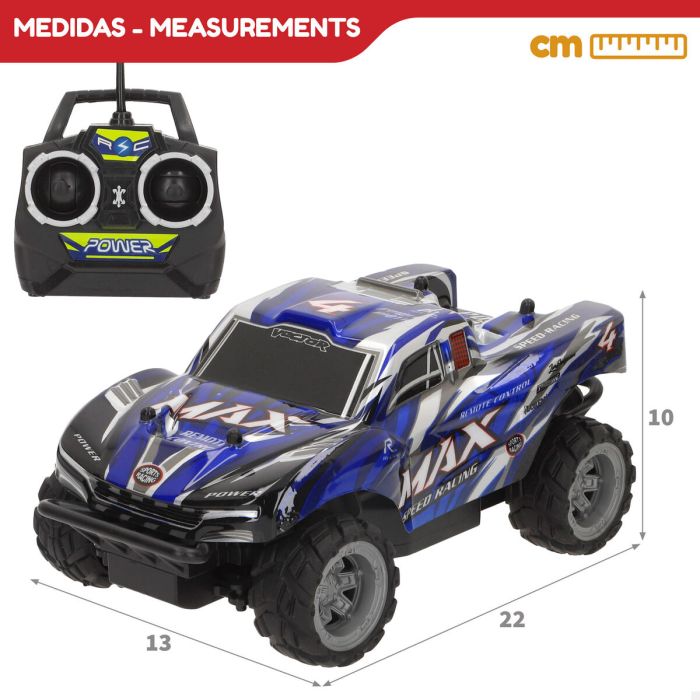 Coche Radio Control Speed & Go 1:18 22 x 10 x 13 cm (4 Unidades) 3 Coche Radio Control Speed & Go 1:18 22 x 10 x 13 cm (4 Unidades) 3
