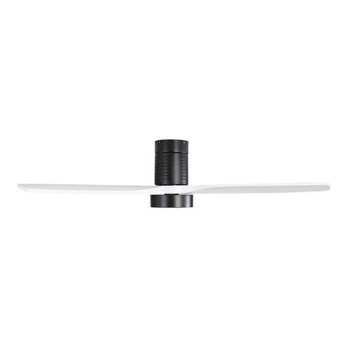 Edm Ventilador de techo modelo kara con 3 aspas de madera Ø132cm, luz LED 3000/4000/6000K, 30W, color blanco 1