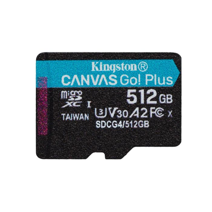 Tarjeta de Memoria Micro SD con Adaptador Kingston SDCG4/512GB 512 GB 1 Tarjeta de Memoria Micro SD con Adaptador Kingston SDCG4/512GB 512 GB 1