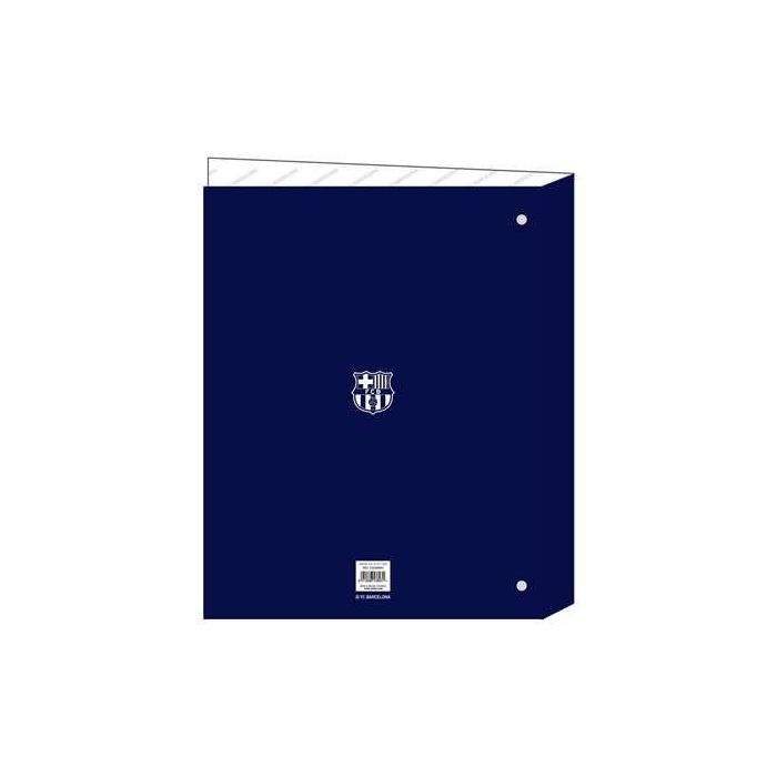 Safta Carpeta Folio 4 Anillas Mixtas FC Barcelona 26,5x33x4 cm 1