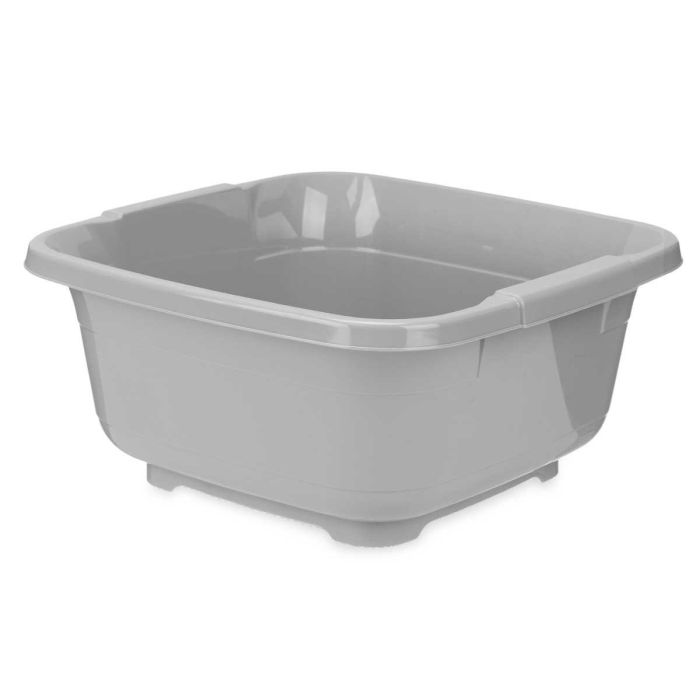 Barreño Cuadrado 11 L Gris Tapon Fregadero Arte Regal 35X16CM (12 Unidades) 1 Barreño Cuadrado 11 L Gris Tapon Fregadero Arte Regal 35X16CM (12 Unidades) 1