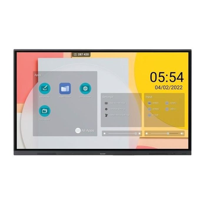 SHARP NEC PNL752B Pantalla LED 75 Pulgadas 4K Ultra HD IPS Táctil
