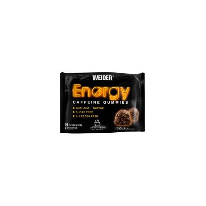 Weider Gummy Energy Caffeine Cola 16Gummiesx15Uds. Weider Gummy Energy Caffeine Cola 16Gummiesx15Uds.