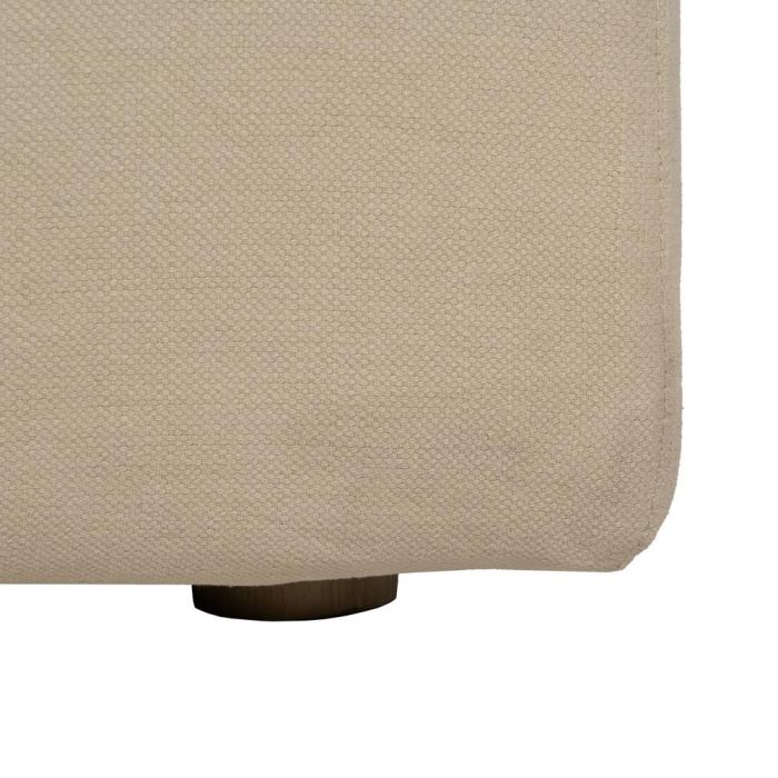 Sofá 2 Plazas Beige Tejido-Madera 180 X 100 X 83 cm