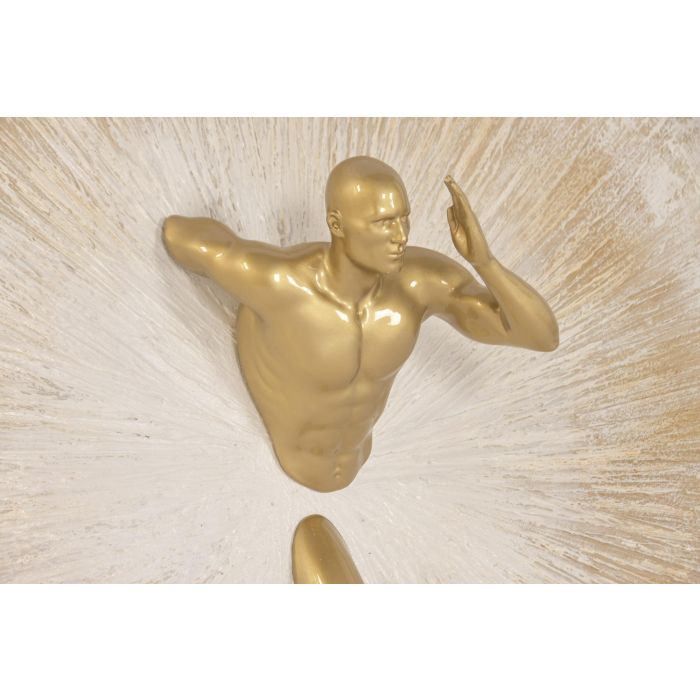 DKD Home Decor Cuadro Moderno Marron 13.5 x 80 x 80 cm (2 Unidades) 1