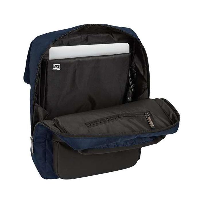Mochila para Portátil Safta Business 13,3'' Azul oscuro (29 x 39 x 12 cm) 10