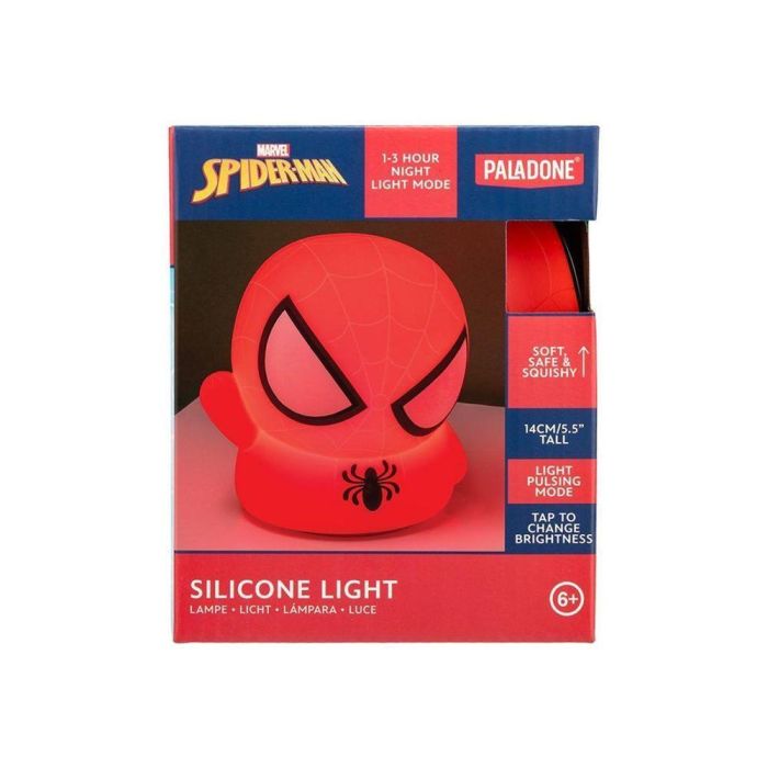 Lámpara Silicona 3D Paladone Marvel Spiderman 3 Lámpara Silicona 3D Paladone Marvel Spiderman 3