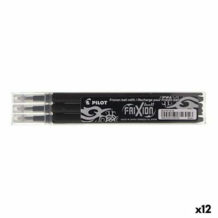 Set de recambios Pilot Frixion 0,7 Bolígrafo 3 Piezas Negro (12 Unidades) Set de recambios Pilot Frixion 0,7 Bolígrafo 3 Piezas Negro (12 Unidades)