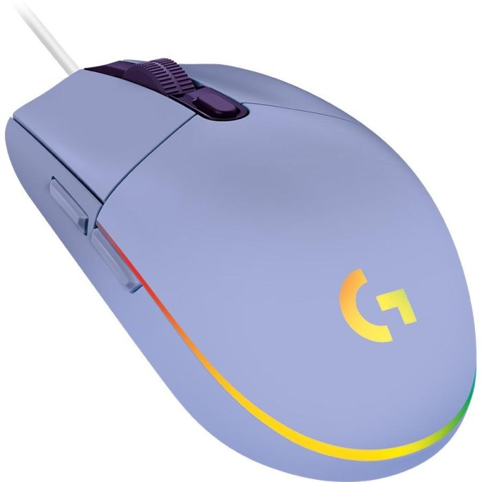 Logitech Ratón Gaming G102 Lightsync Lila - 6 Botones Programables, 8000 PPP, Cable USB 3 Logitech Ratón Gaming G102 Lightsync Lila - 6 Botones Programables, 8000 PPP, Cable USB 3