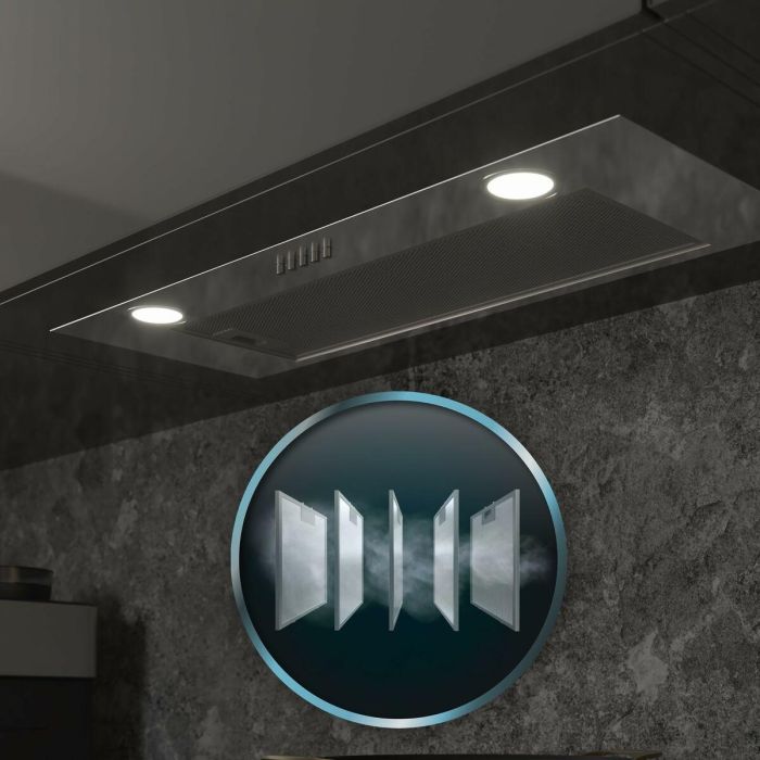 Campana Cecotec Bolero Flux IM 756500 Inox A 630 m³/h 2